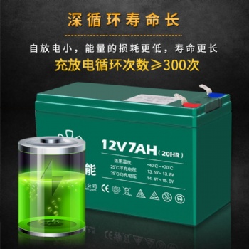 光合硅能12伏電瓶50ah家用免維護(hù)光伏路燈ups太陽能蓄電池12v