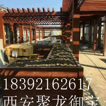 西安仿古廊架花架供應(yīng) 中式廊架定制廠家 室外實(shí)木廊架批發(fā)