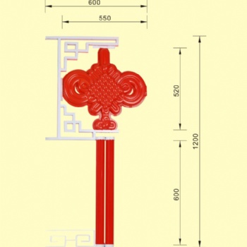 LED中國結led造型燈LED亮化燈LED中國結燈廠家可定制