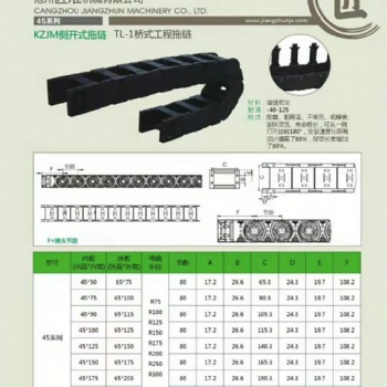 滄州匠準機械 高端拖鏈生產廠家