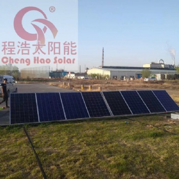 甘肅酒泉3kw學校太陽能發電機組，太陽能發電機