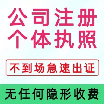 江北紅旗河溝個體執(zhí)照代辦 工商股權(quán)變更代辦