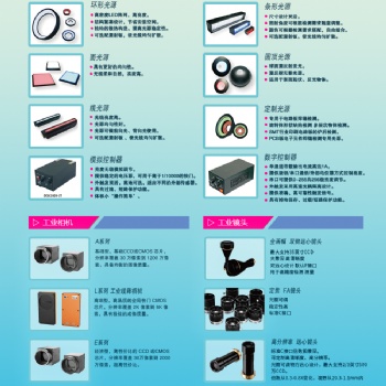 四面可調光源、工業相機、智能視覺檢測