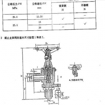 上海全冠CB589 200015H船用黃銅帶有安裝板高壓空氣直角截止閥規范