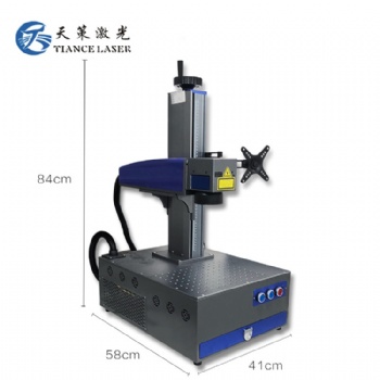 金屬刻字機小型光纖鐳射雕機 可樂銘牌打碼機激光打標機