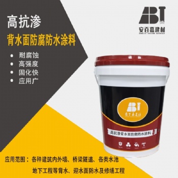 供應(yīng)安百嘉高抗?jié)B背水面防腐防水涂料耐腐蝕高強(qiáng)度固化快應(yīng)用廣