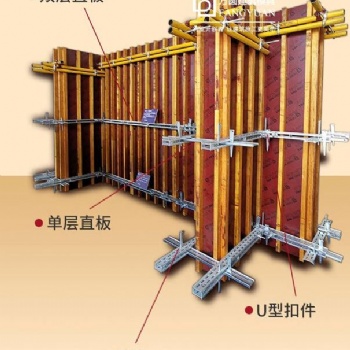 方圓特鋼鋼背楞 建筑墻體模板加固件 經久耐用